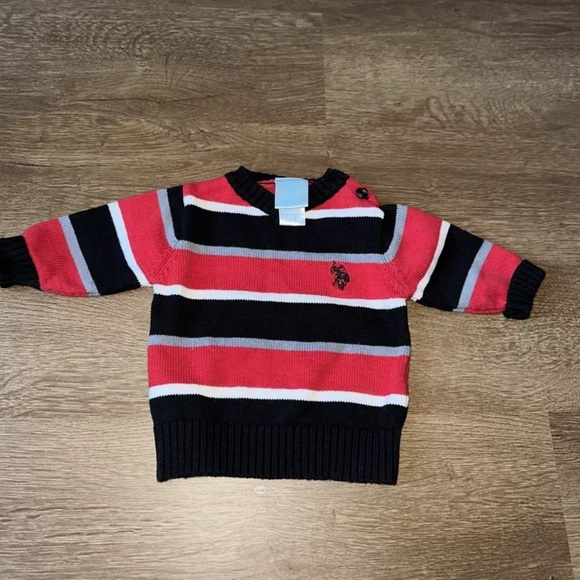 U.S. Polo Assn Infant Sweater 0-3‎ Months - Picture 1 of 5